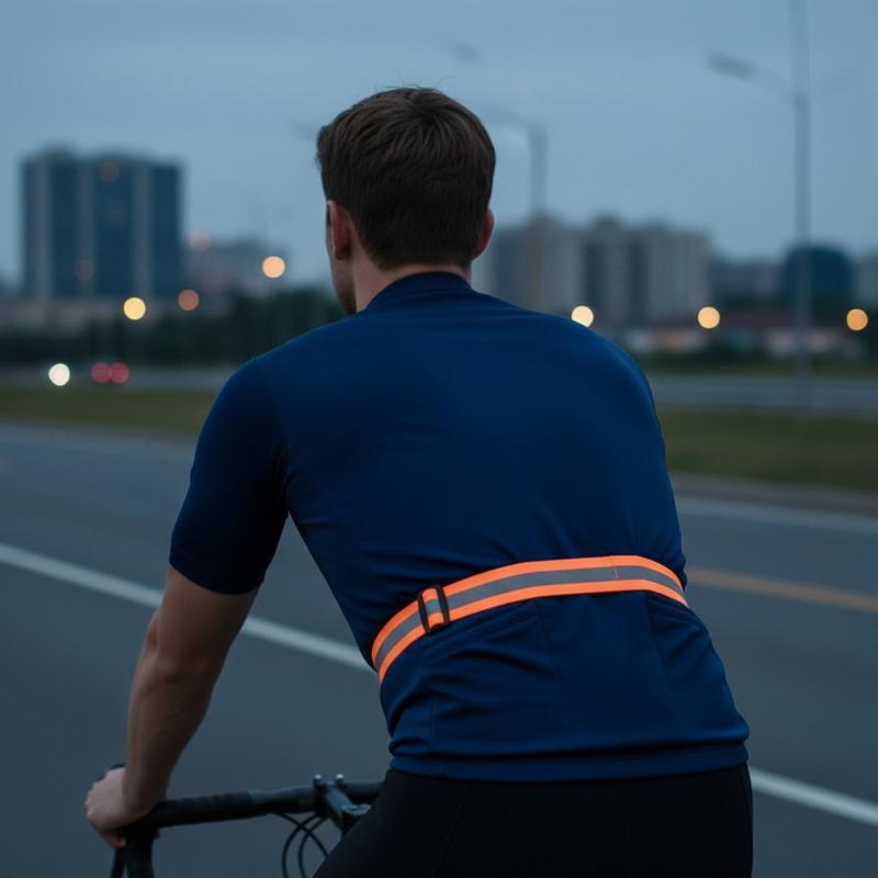 Running Visibility Gear - Adjustable Elastic Reflective Belts For Running