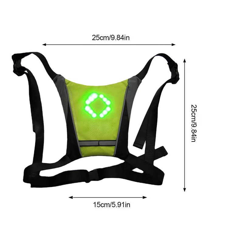 LED Remote Control Safety Vest - Running Visibility Gear ulasan dan harga