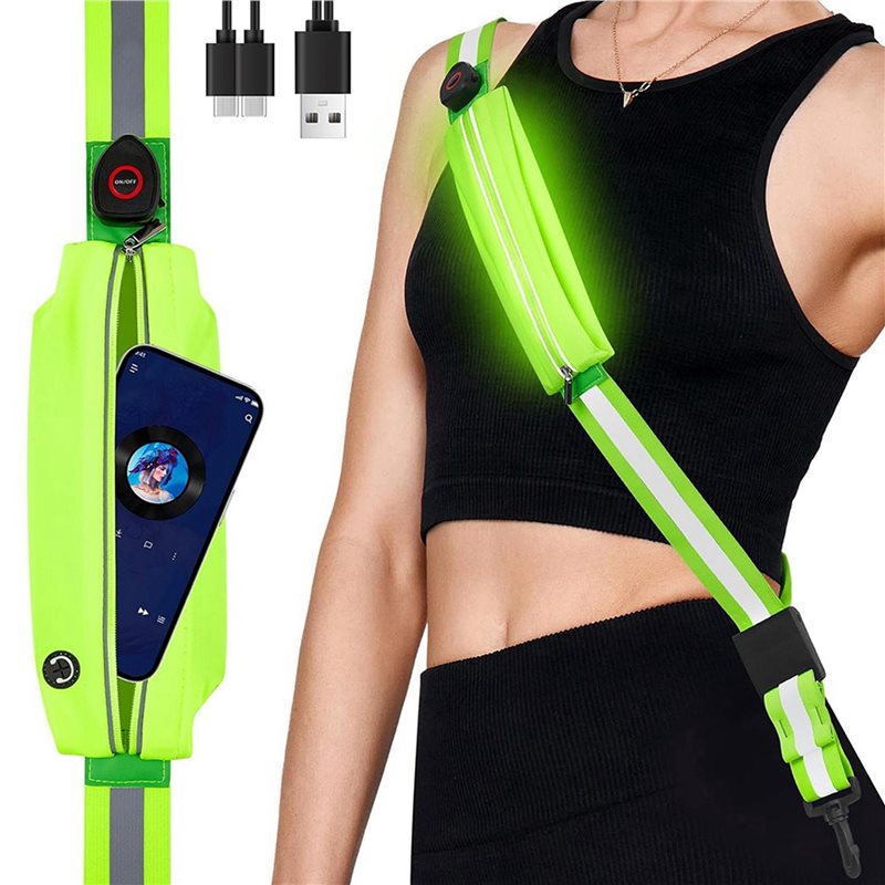 BTLIFE-2X LED Reflective Belt  - Running Visibility Gear ulasan dan harga