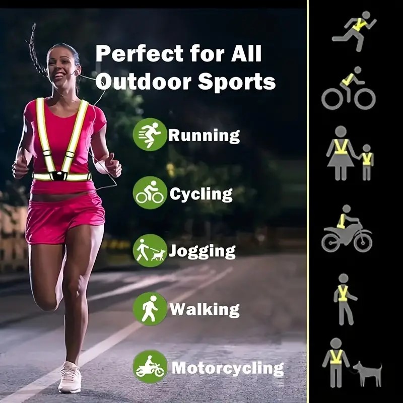 Reflective Vest Running Gear,  - Running Visibility Gear ulasan dan harga