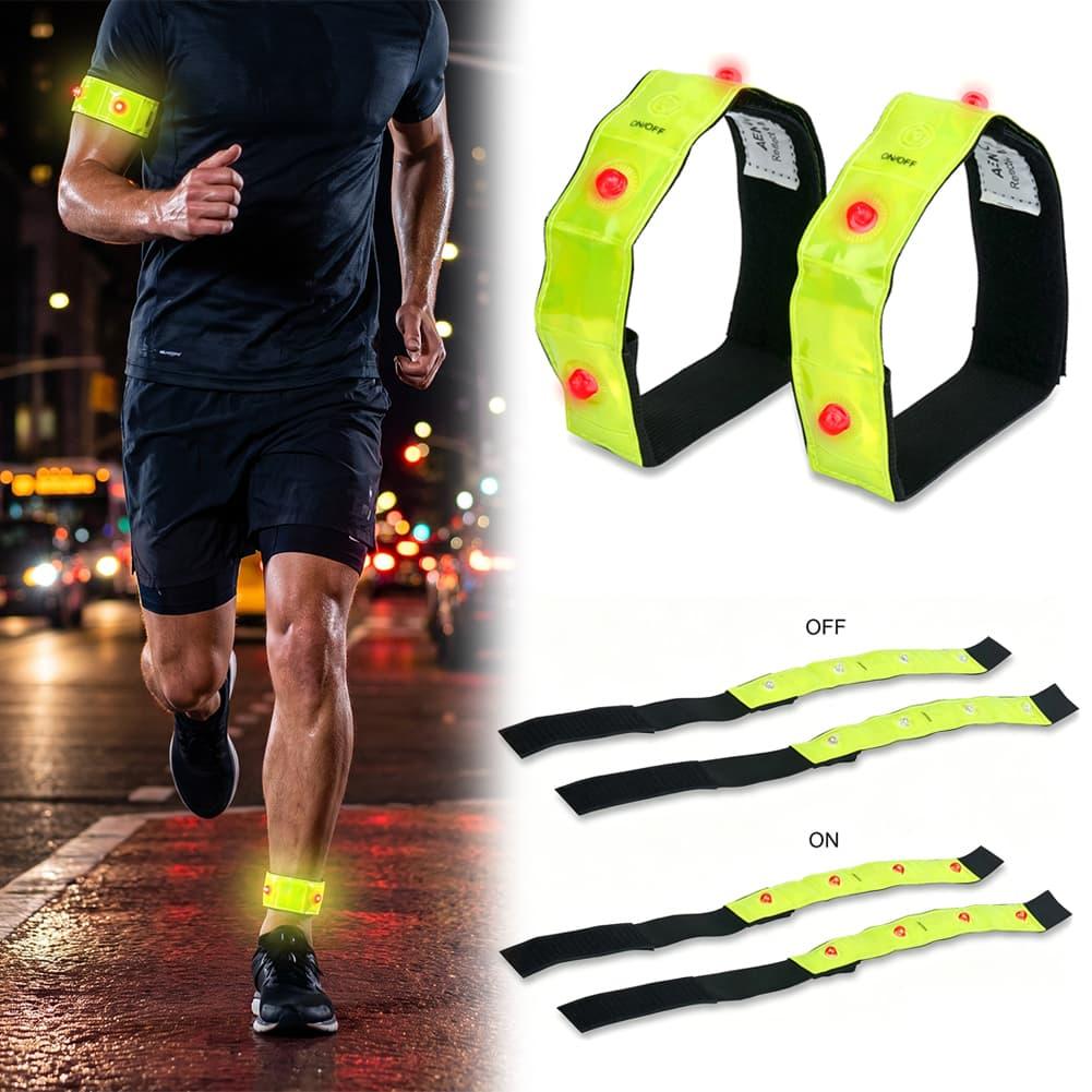 LED Reflective Armband With Fl - Running Visibility Gear ulasan dan harga