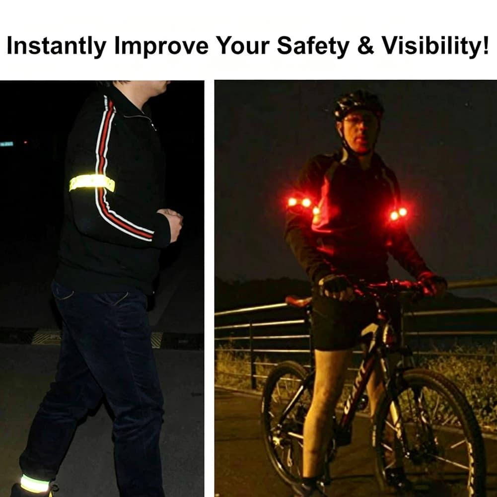 LED Reflective Armband With Fl - Running Visibility Gear ulasan dan harga